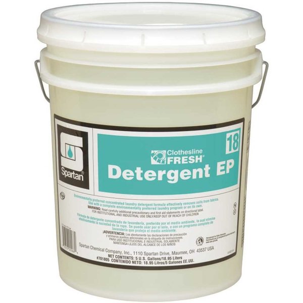 Spartan Chemical Clothesline Fresh 5 Gallon Detergent EP 701805